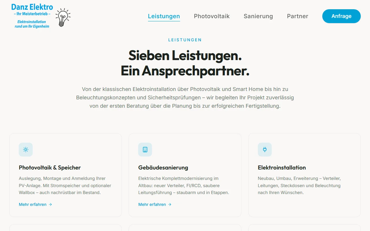 Vorschau Leistungen