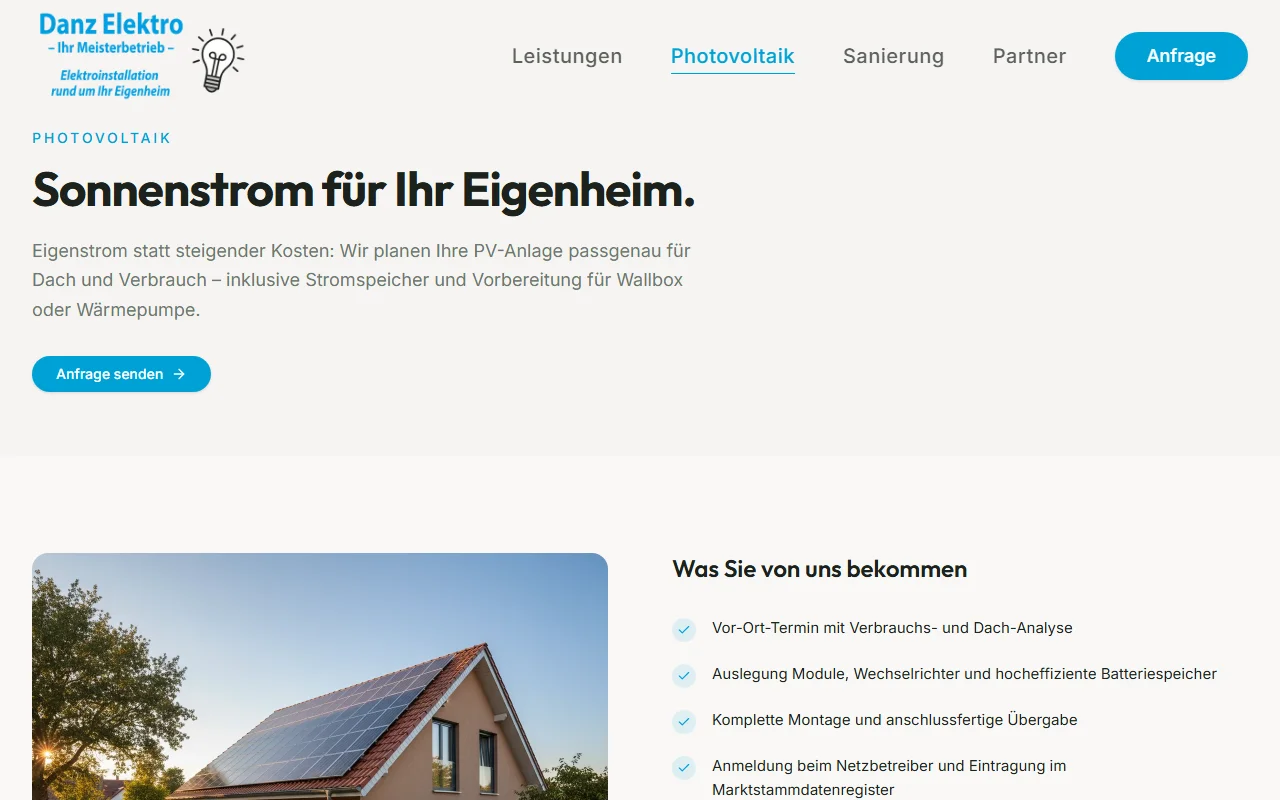 Vorschau Photovoltaik